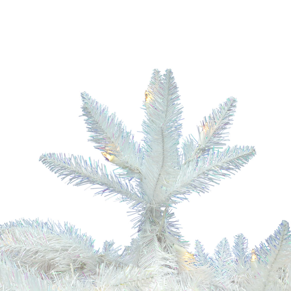 Vickerman Sparkle White Spruce Pencil Artificial Christmas Tree
