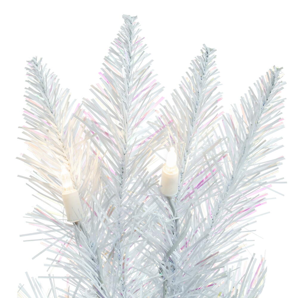 Vickerman Artificial Sparkle White Spruce Garland
