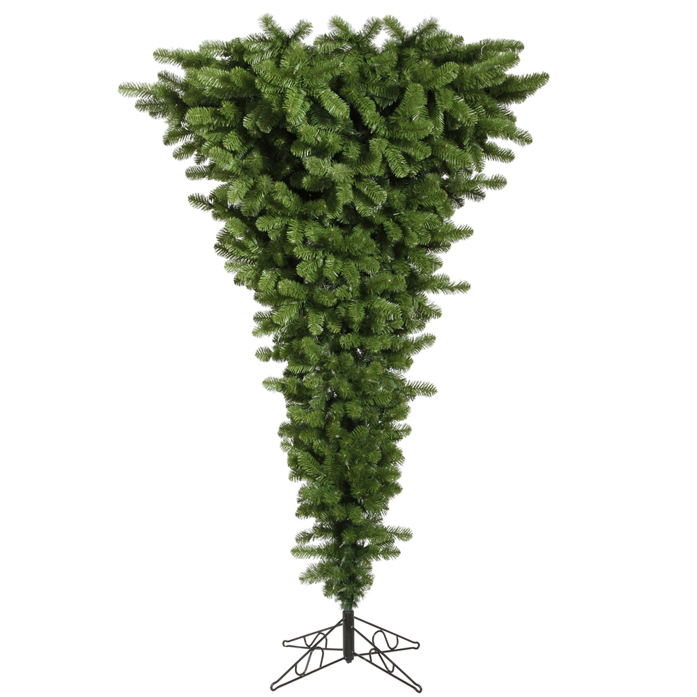 Vickerman Green Unique American Upside Down Artificial Tree