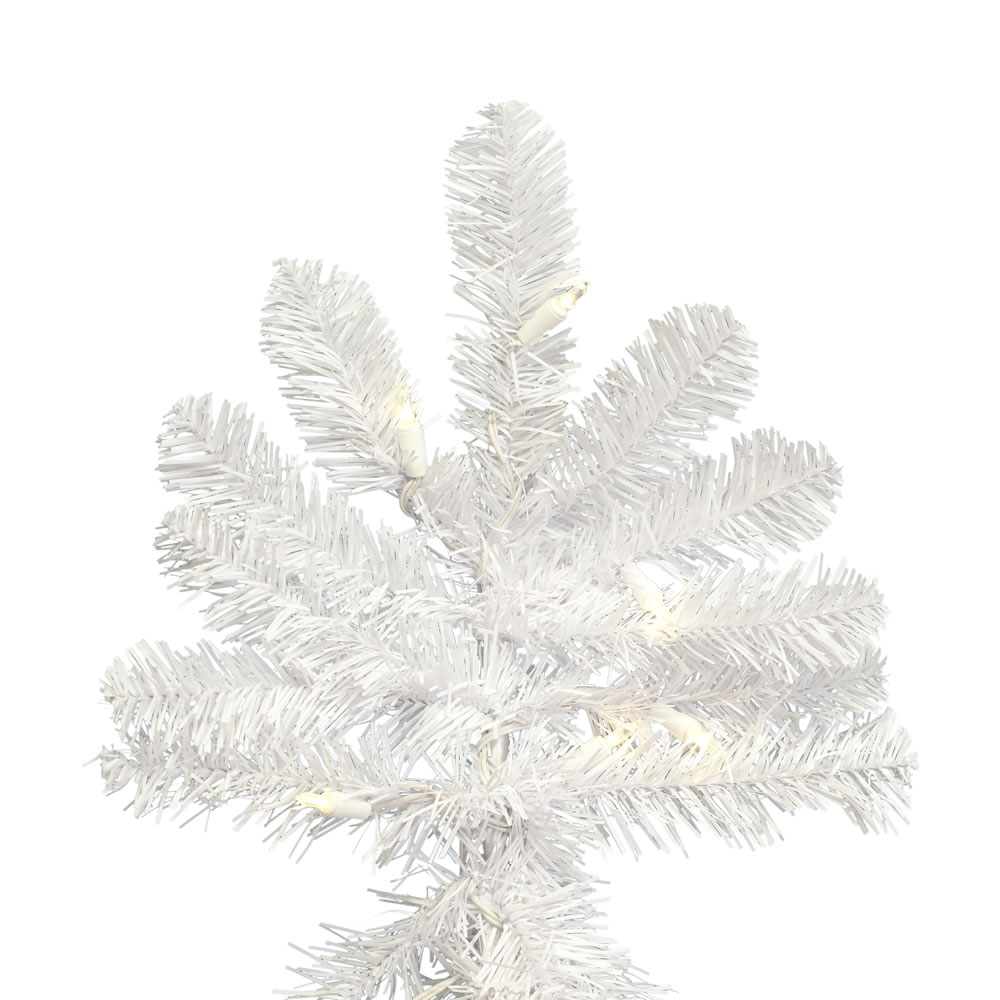 Vickerman 5.5' x 38" White Upside Down Artificial Christmas Tree