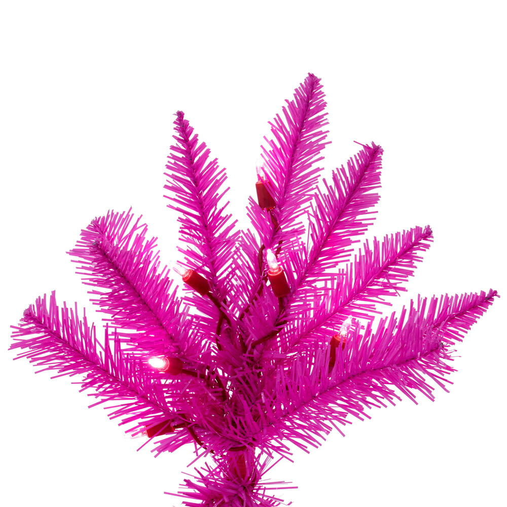Vickerman Hot Pink Artificial Christmas Tree 