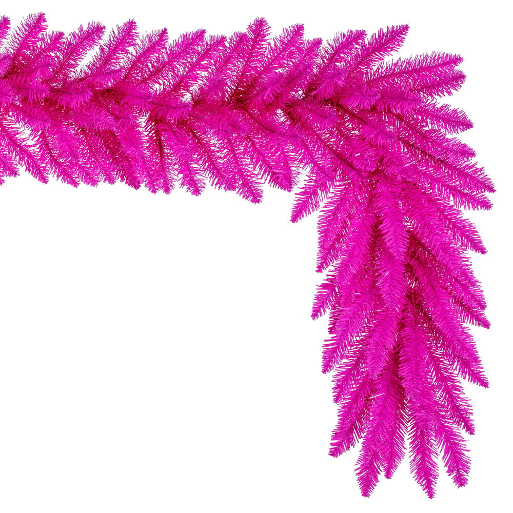 Vickerman Hot Pink Artificial Garland