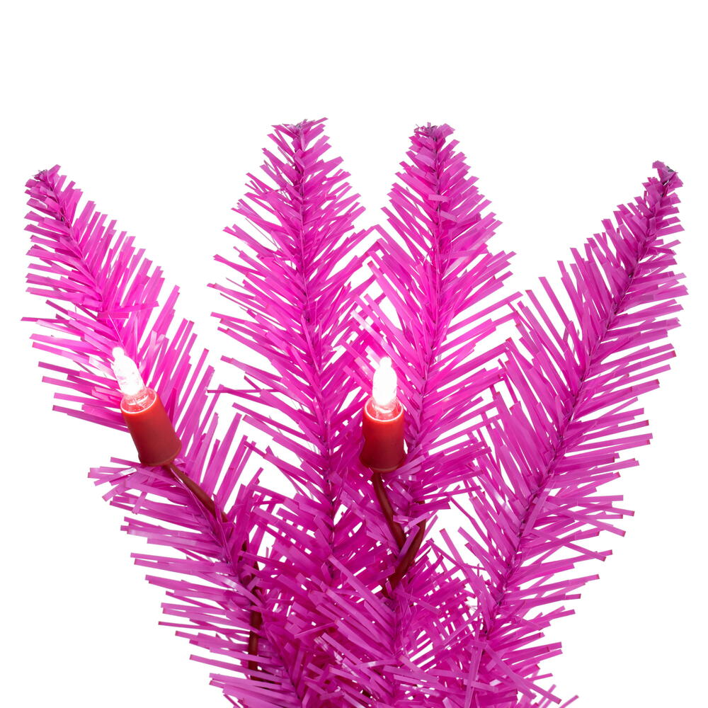 Vickerman Hot Pink Artificial Garland