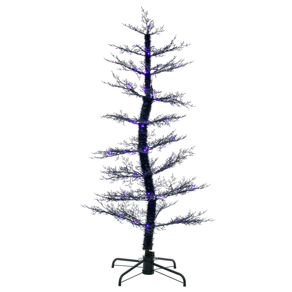 Vickerman Black Cedar Artificial Halloween Tree