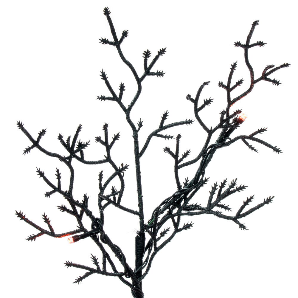 Vickerman Black Cedar Artificial Halloween Tree