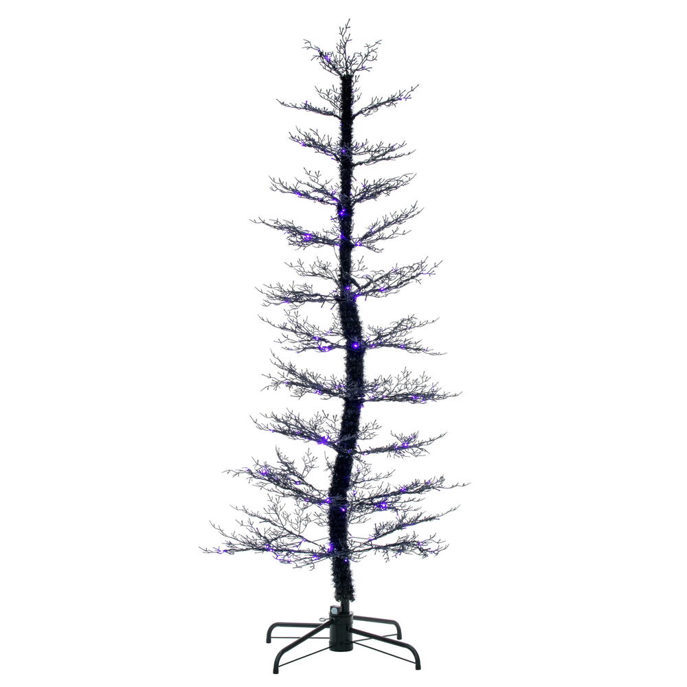 Vickerman Black Cedar Artificial Halloween Tree