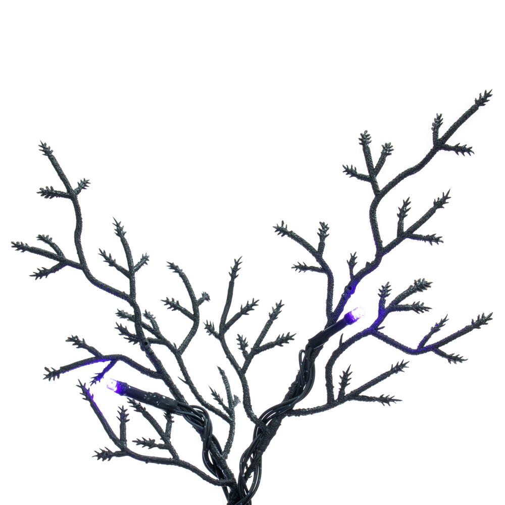 Vickerman Black Cedar Artificial Halloween Tree