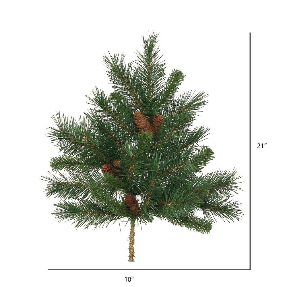 Vickerman Artificial Cheyenne Pine Spray with Pinecones