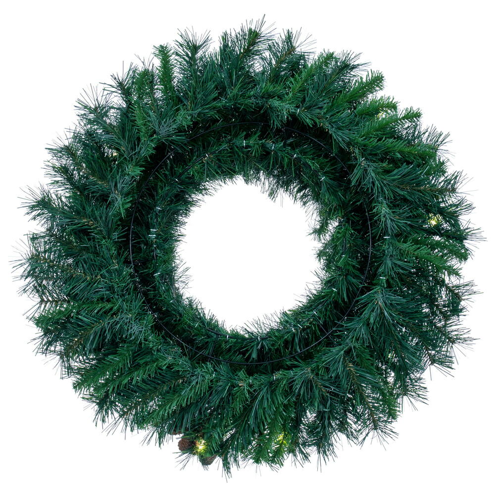 Vickerman Artificial Cheyenne Pine Wreath