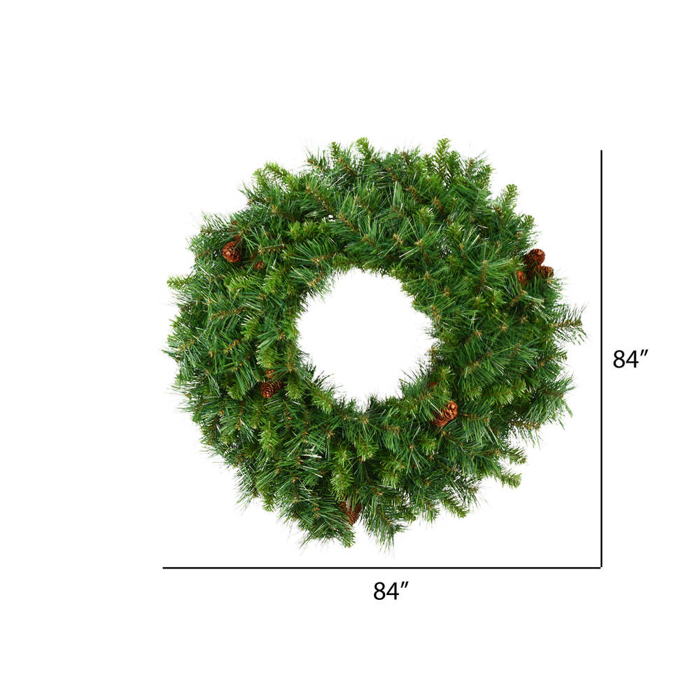 Vickerman Artificial Cheyenne Pine Wreath