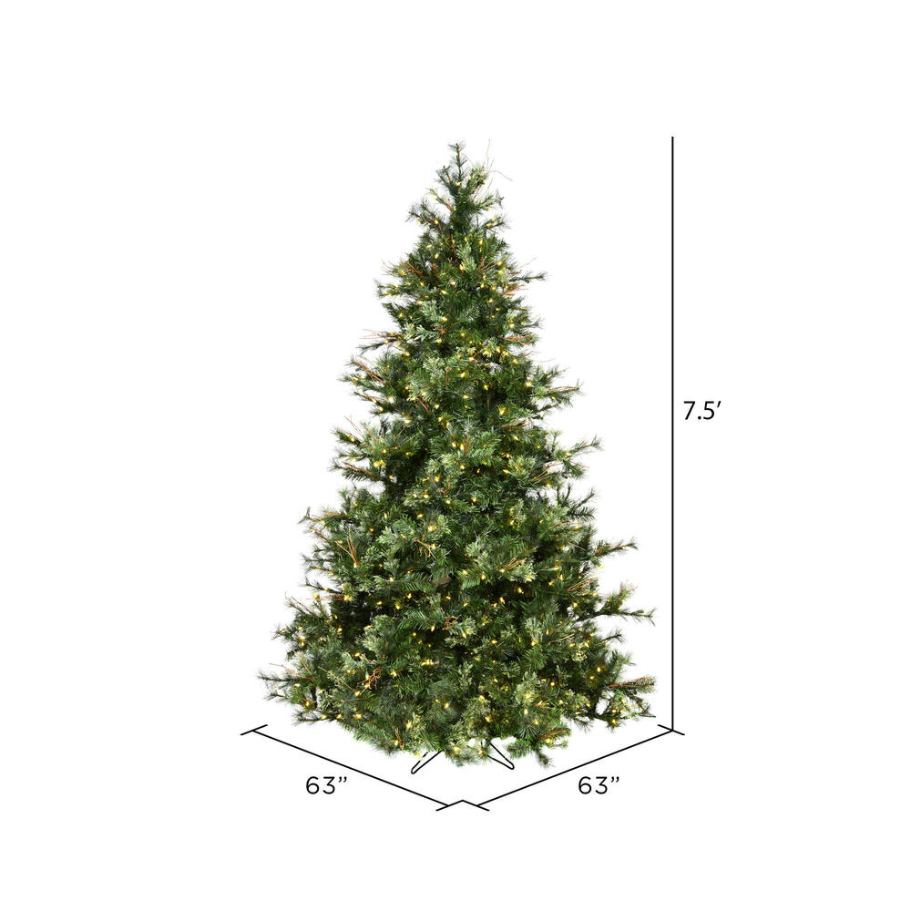 Vickerman Mixed Country Pine Artificial Christmas Tree