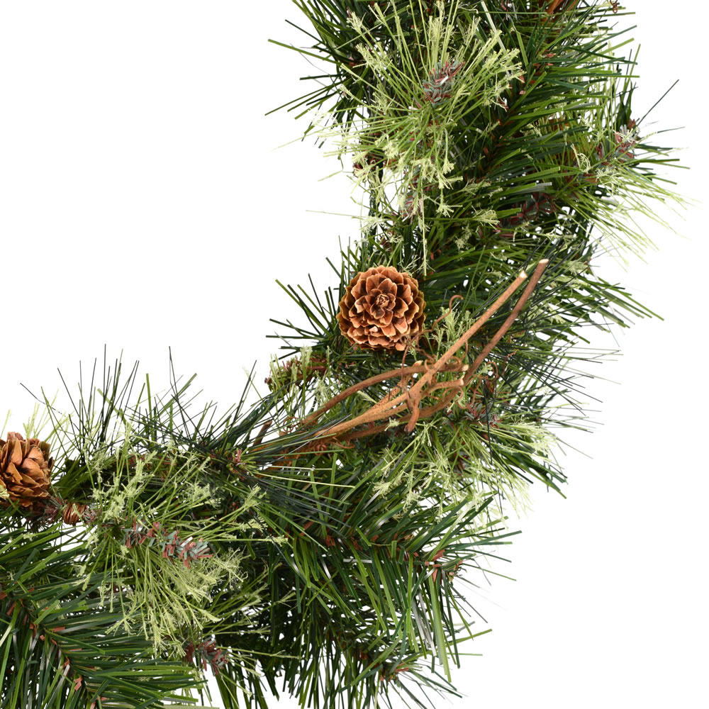 Vickerman Artificial Mixed Country Pine Wreath