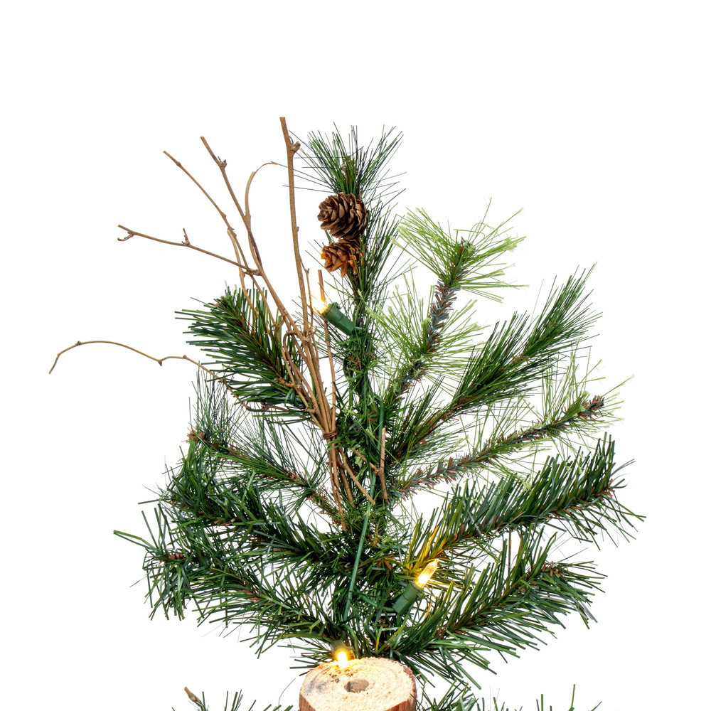 Vickerman Mixed Country Pine Artificial Alpine Tree
