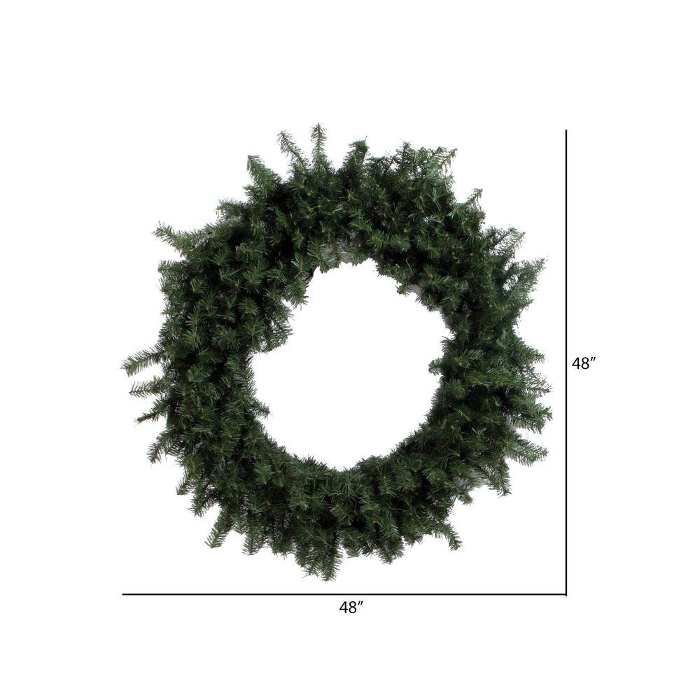 Vickerman Artificial Canadian Pine Wreath Unlit