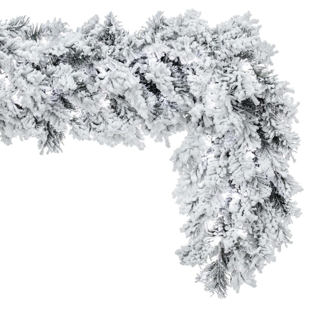 Vickerman Artificial Flocked Alaskan Garland