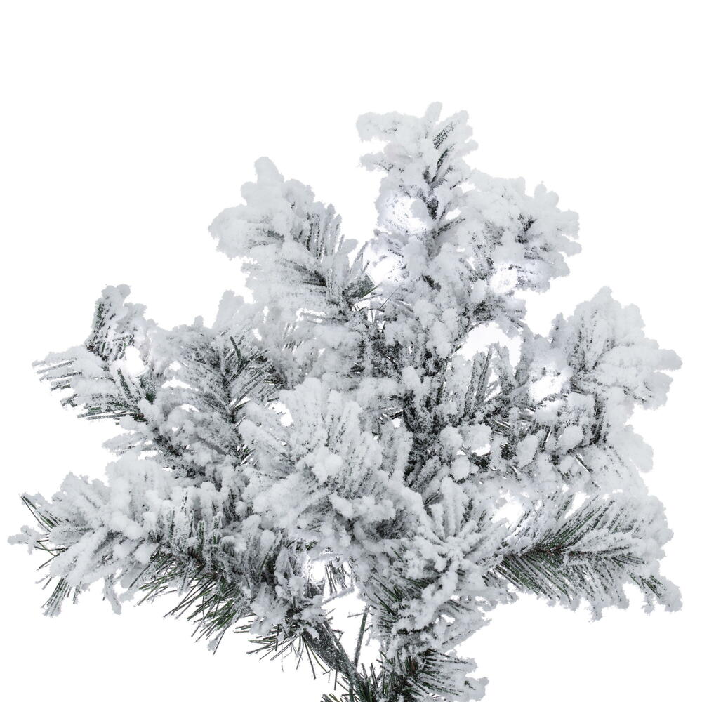 Vickerman Flocked Alaskan Artificial Christmas Tree