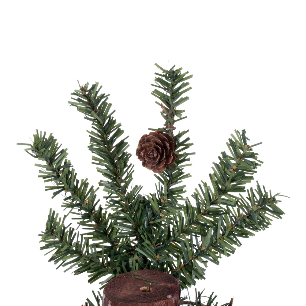 Vickerman Artificial Alpine Tree with Pine Cones & Vine