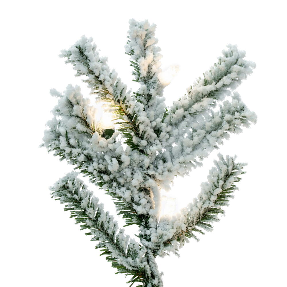 Vickerman Flocked Alpine Artificial Christmas Tree