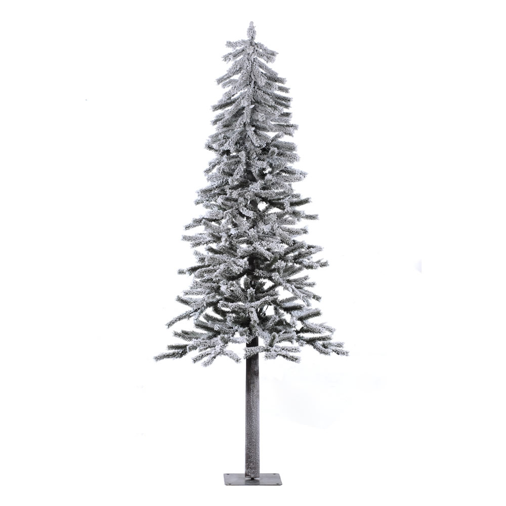 Vickerman Flocked Alpine Artificial Christmas Tree