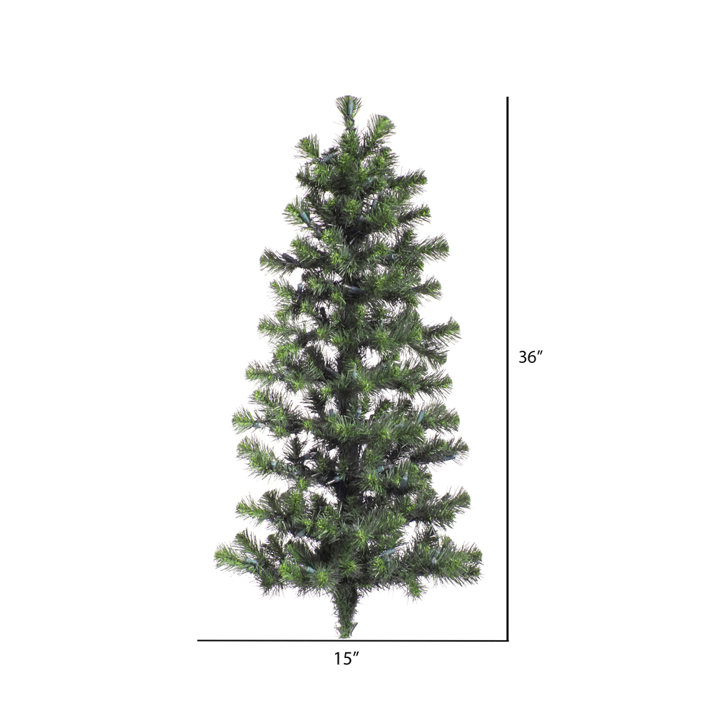 Vickerman Douglas Fir Artificial Wall Tree