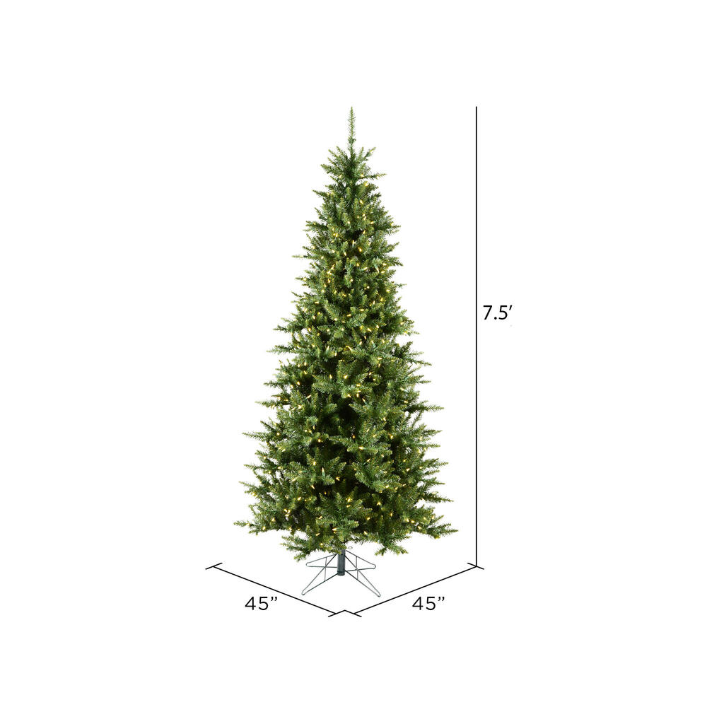 Vickerman Camdon Fir Slim Artificial Christmas Tree