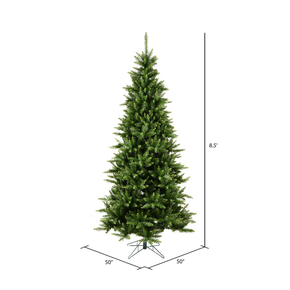 Vickerman Camdon Fir Slim Artificial Christmas Tree