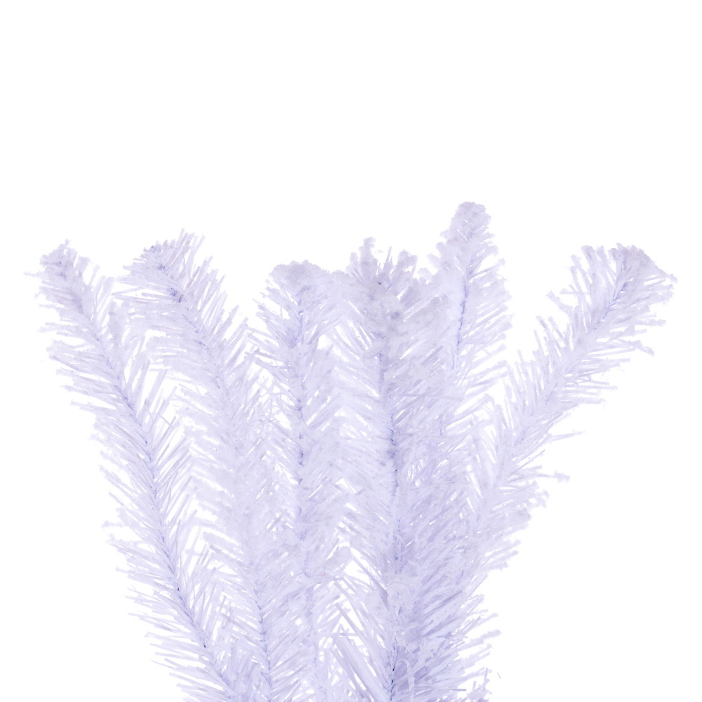 Vickerman Flocked White Artificial Garland