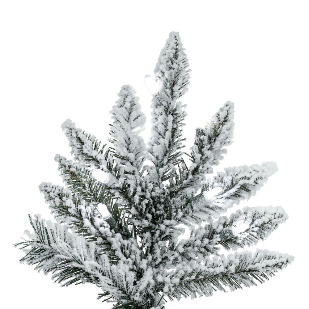 Vickerman Flocked Utica Fir Artificial Christmas Tree