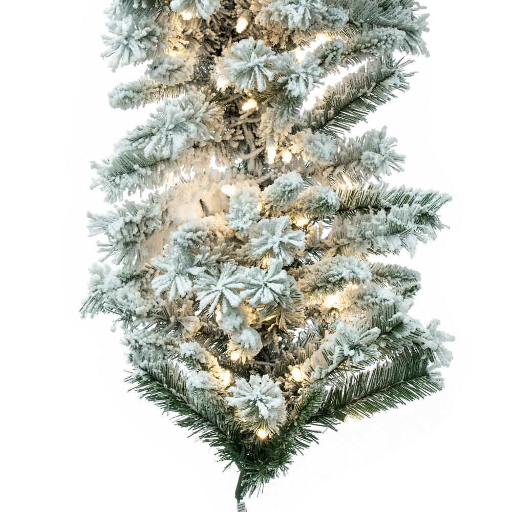 Vickerman Flocked Utica Fir Artificial Garland 