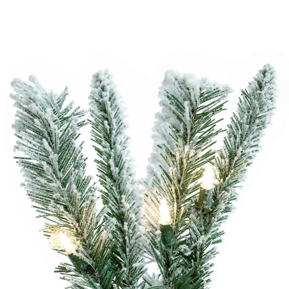 Vickerman Flocked Utica Fir Artificial Garland 