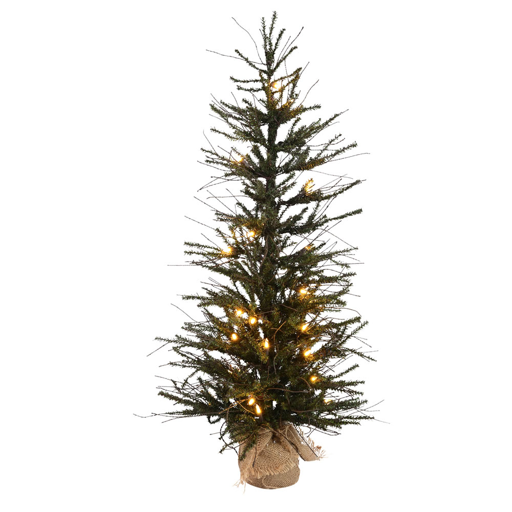 Vickerman Vienna Twig Artificial Christmas Tabletop Tree