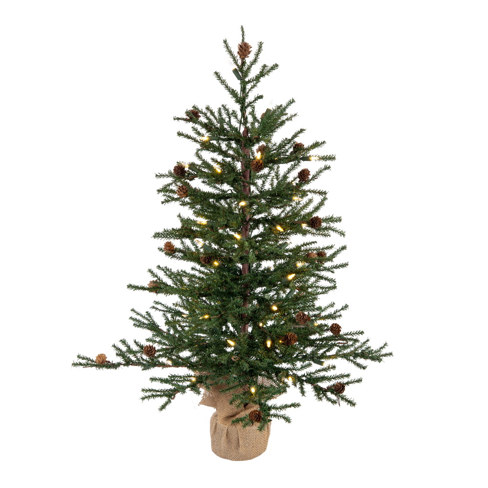 Vickerman Carmel Pine Artificial Christmas Tabletop Tree