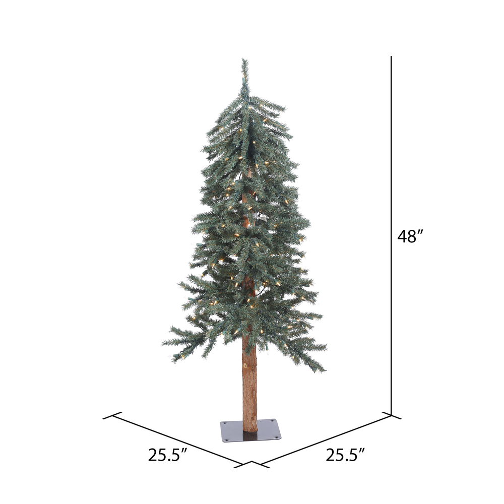 Vickerman Natural Bark Alpine Artificial Christmas Tree