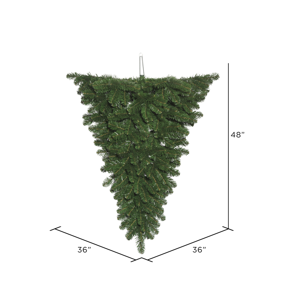Vickerman 48" Oregon Fir Artificial Christmas Ceiling Tree