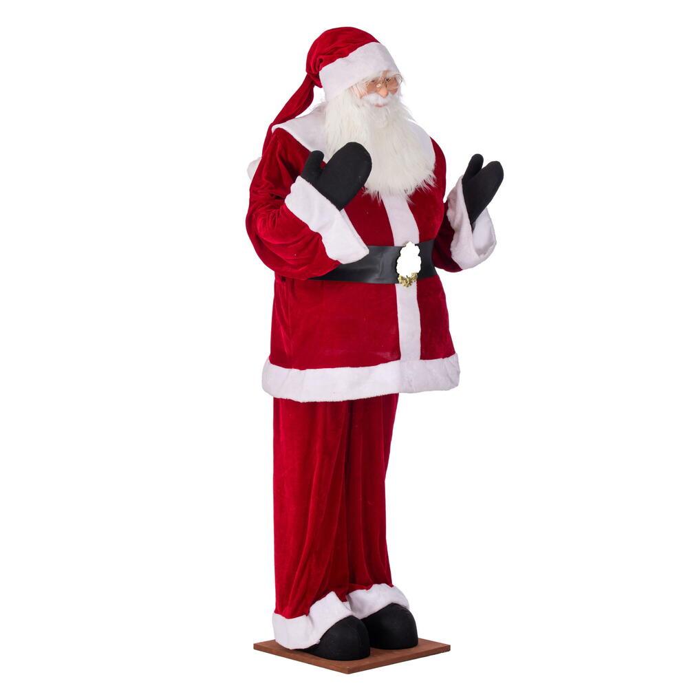 Vickerman Red Velvet Standing or Sitting Santa