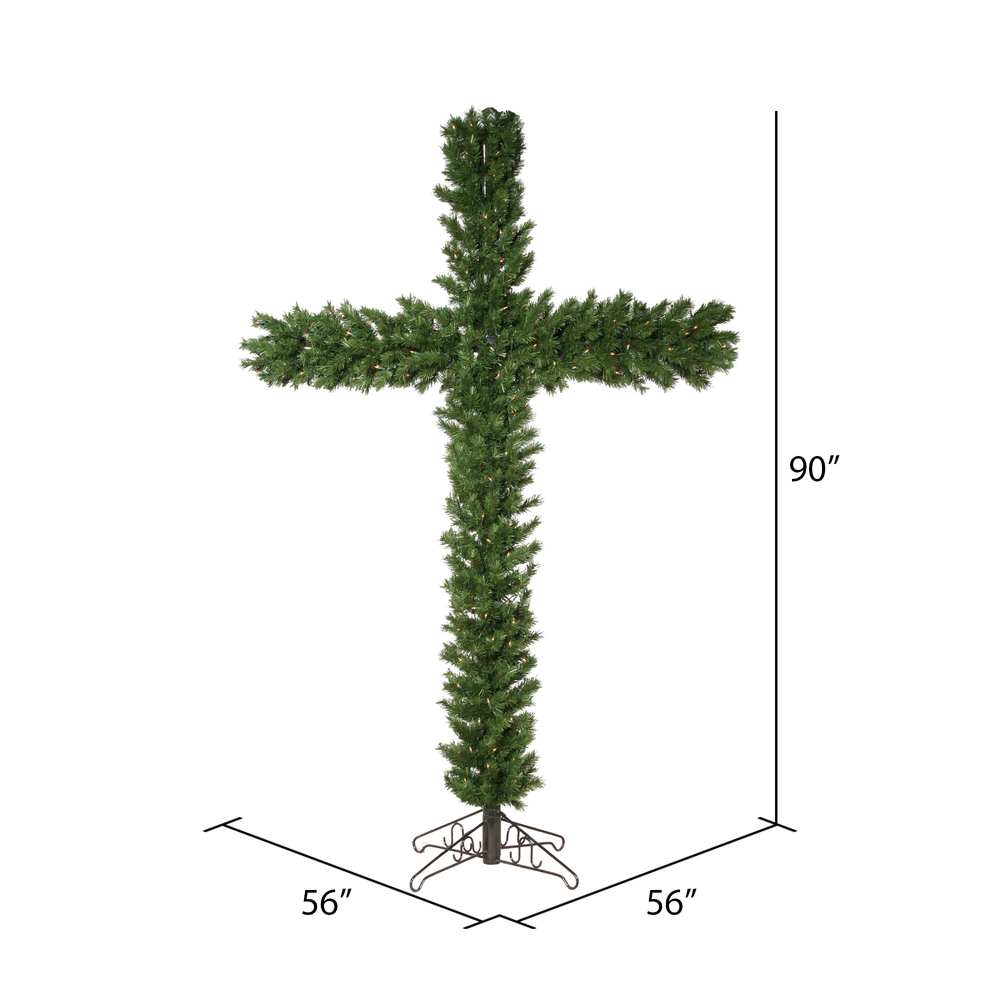 Vickerman Unique Artificial Christmas Crosses Tree