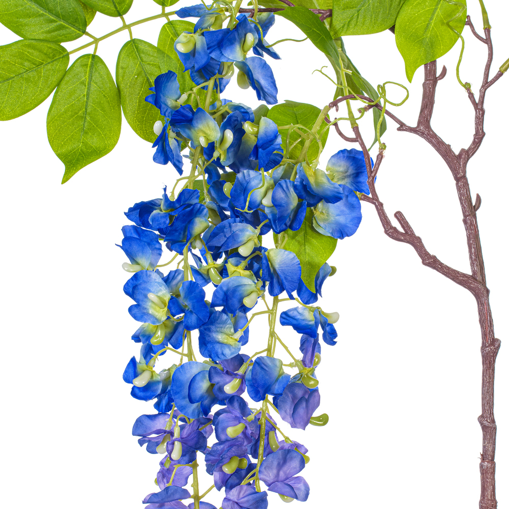 Vickerman 56" Artificial Wisteria And Foliage Hanging Spray