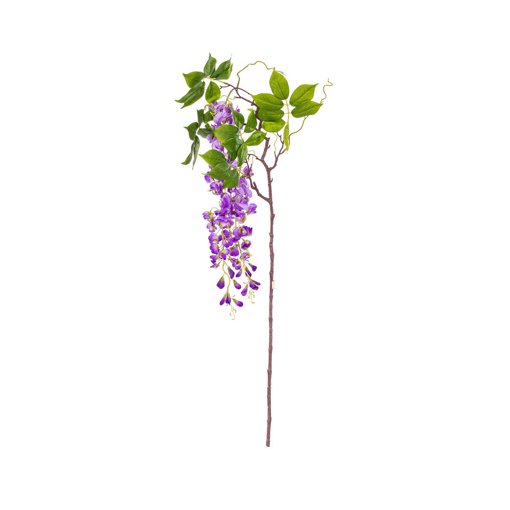 Vickerman 56" Artificial Wisteria And Foliage Hanging Spray