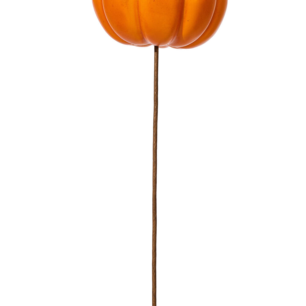 Vickerman Orange Pumpkin Stick