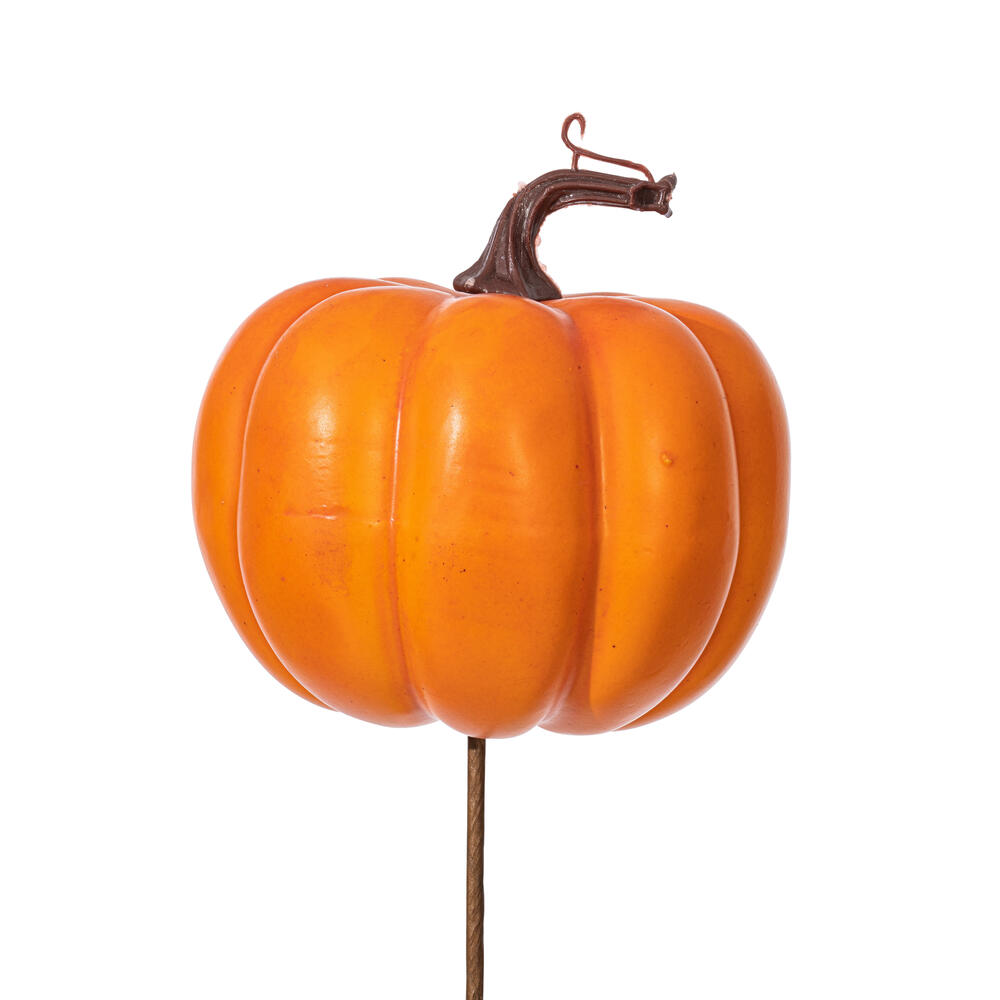 Vickerman Orange Pumpkin Stick