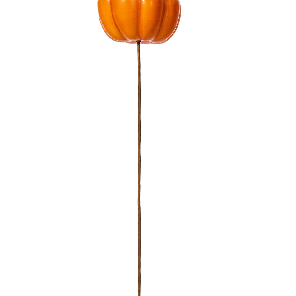 Vickerman Orange Pumpkin Stick