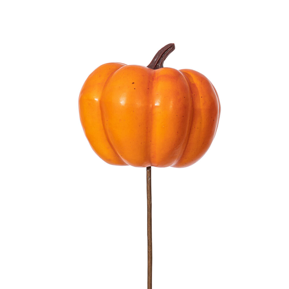 Vickerman Orange Pumpkin Stick