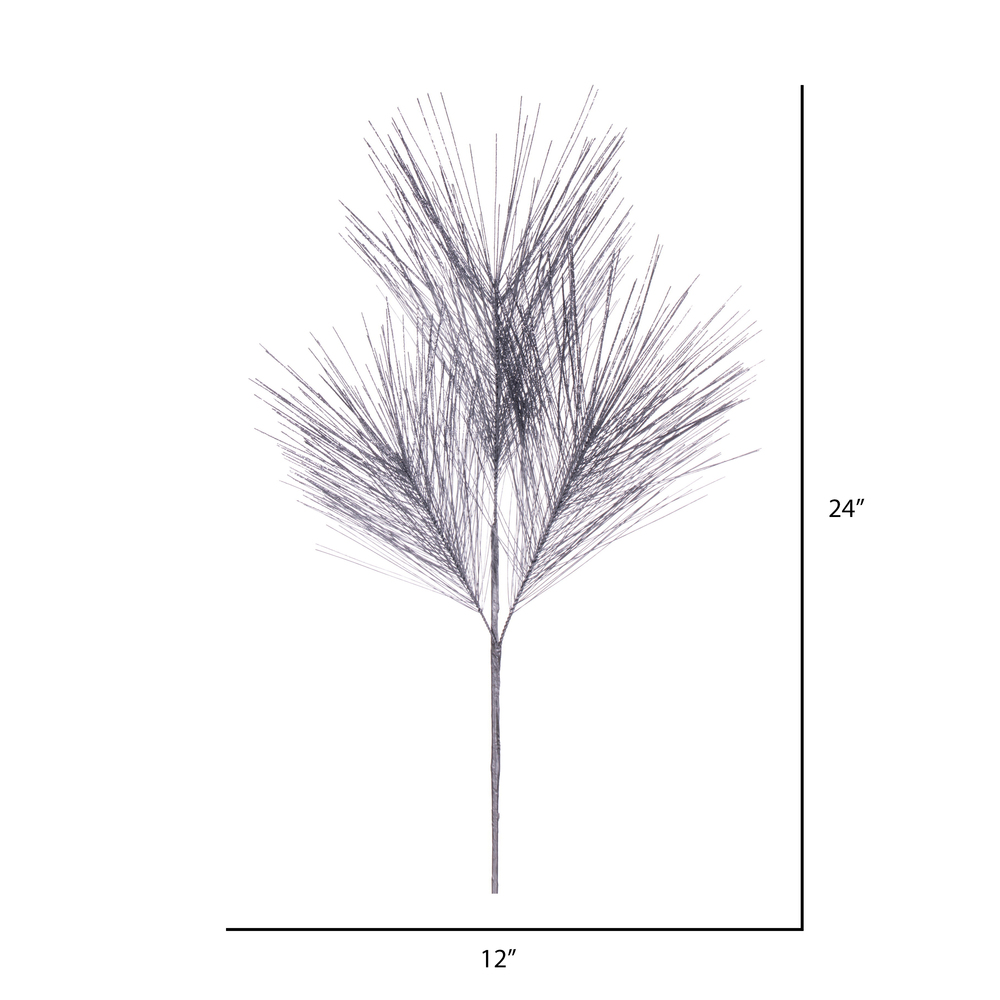 Vickerman 24" Metallic Pine Needle Spray