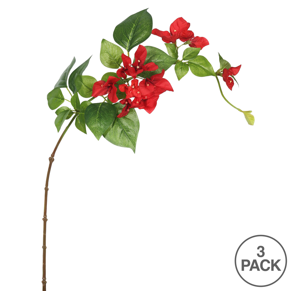 Vickerman 33" Single Bougainvillea Artificial floral Stem