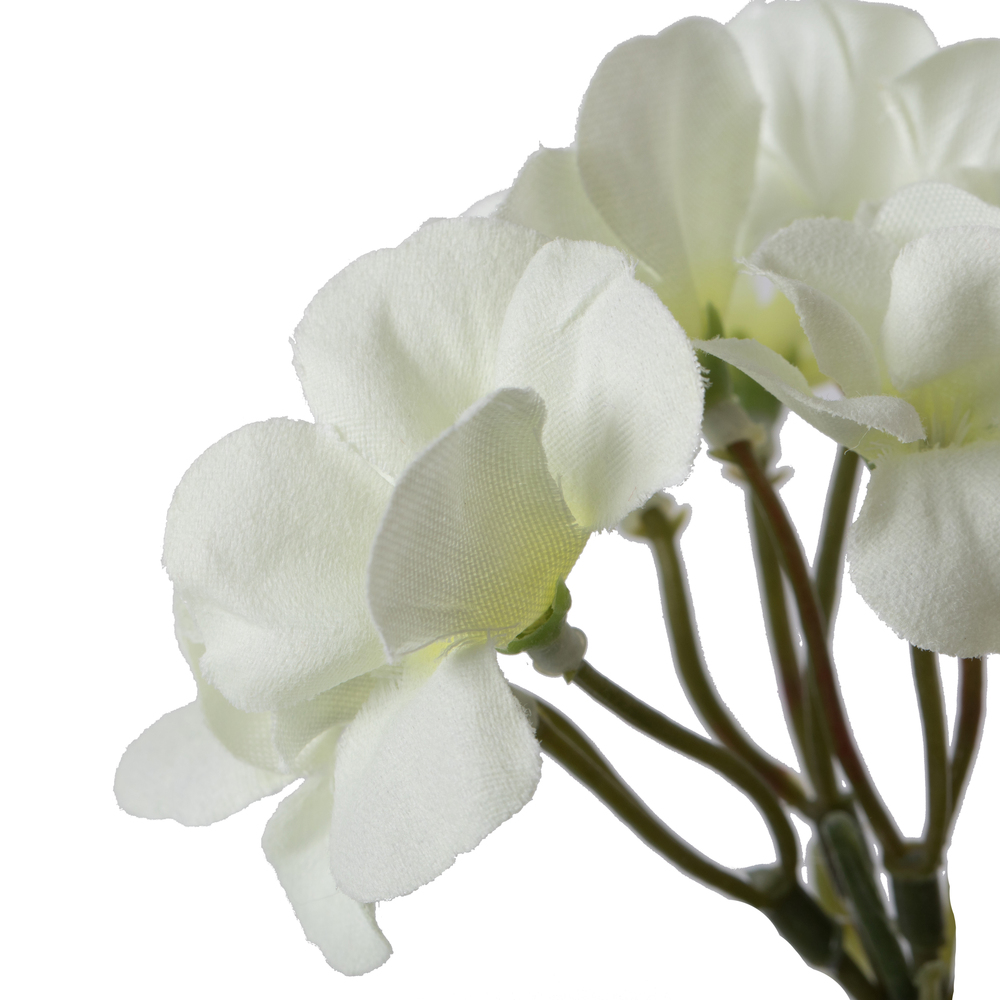 Vickerman 20" Artificial Geranium Bush, 4 per Pack