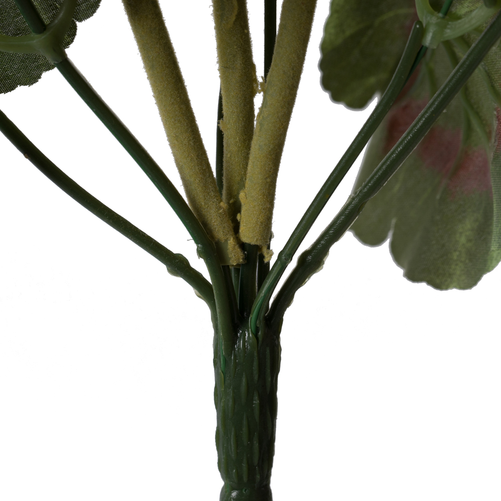Vickerman 20" Artificial Geranium Bush, 4 per Pack