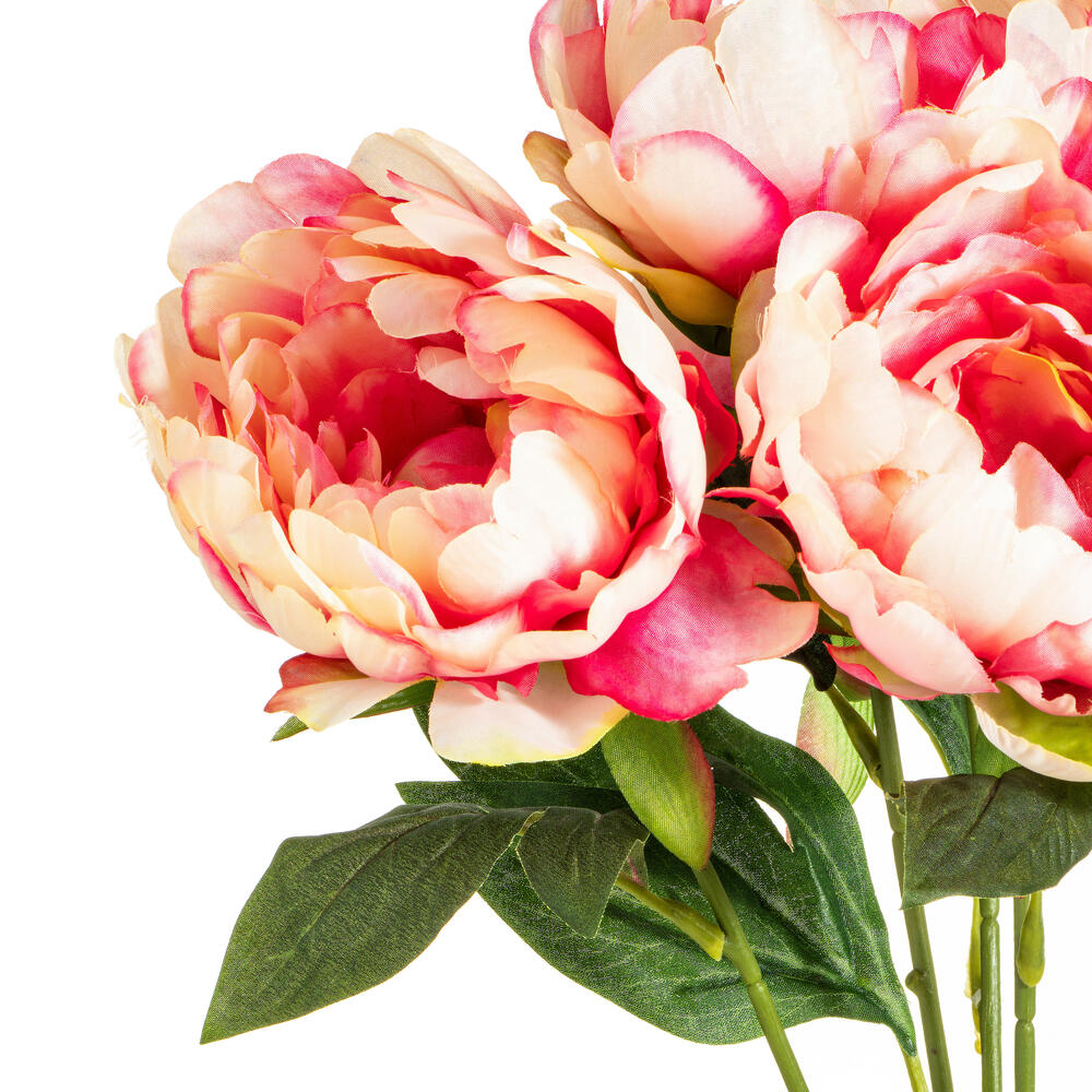 Vickerman 20" Artificial Peony Bunch