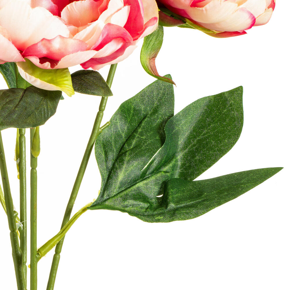 Vickerman 20" Artificial Peony Bunch