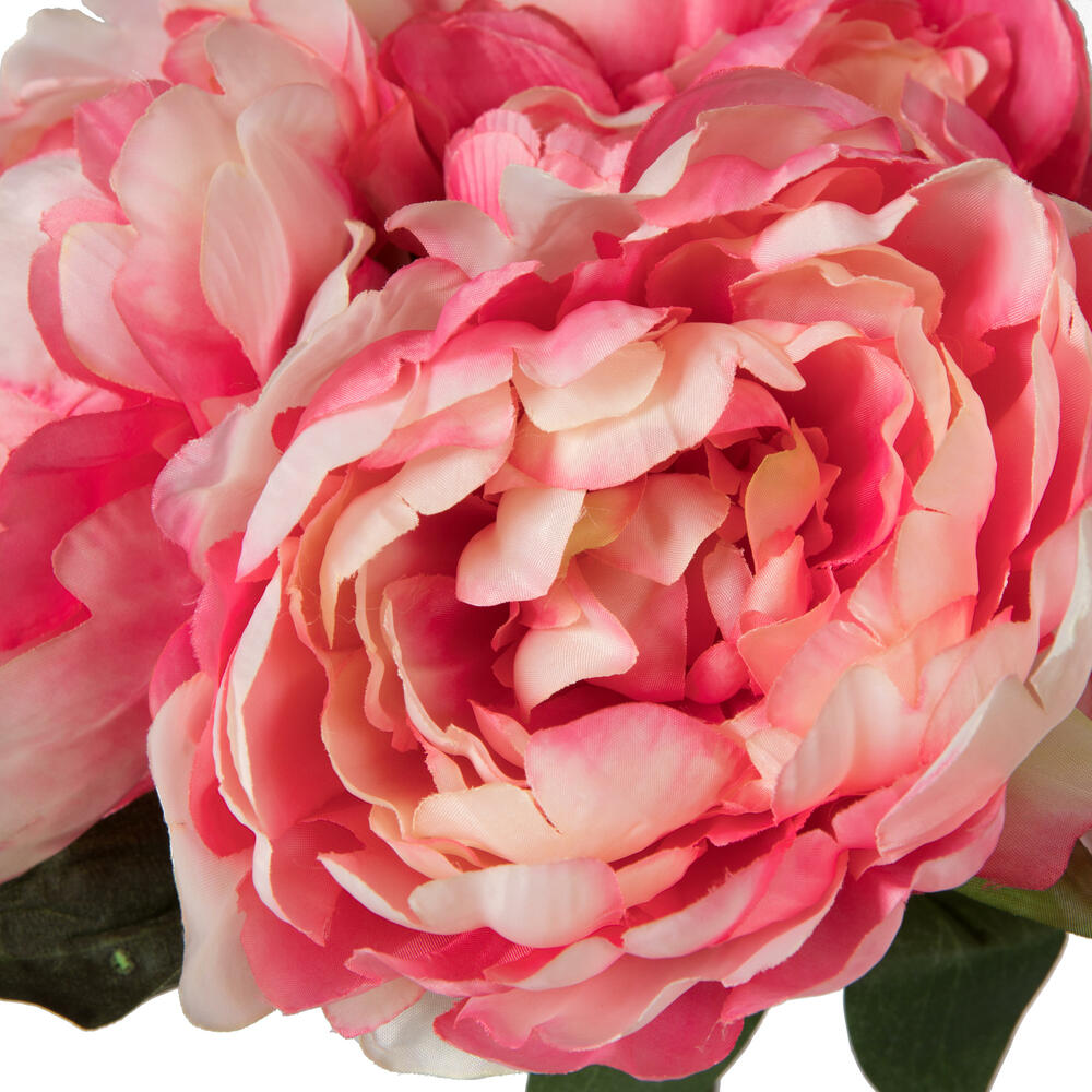 Vickerman 20" Artificial Peony Bunch