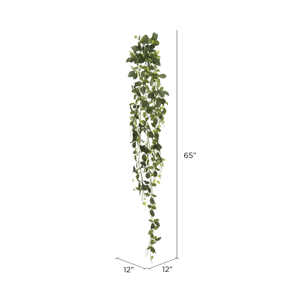 Vickerman Artificial Fittonia Hanging Bush